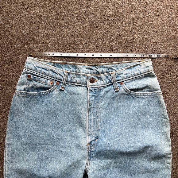 NWT Vintage Levi’s 512 Slim Fit Tapered Leg Blue Denim Jeans Size 15 Made in USA - Picture 6 of 16